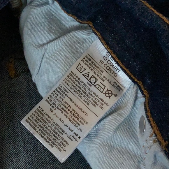 Old Navy original straight jeans dark wash 10short - Picture 3 of 3